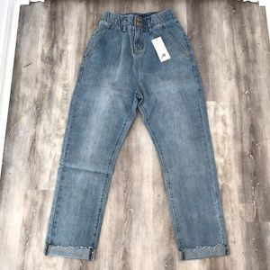 Cuffed Girlfriend Jeans